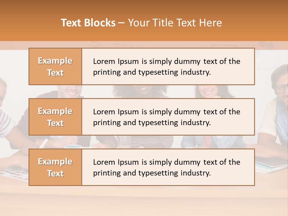 Style Coworkers Brainstorming PowerPoint Template