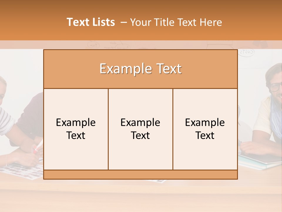 Style Coworkers Brainstorming PowerPoint Template