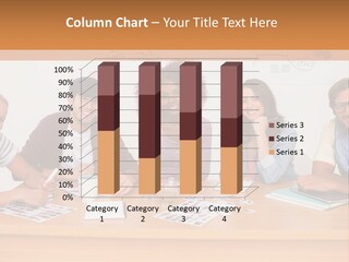 Style Coworkers Brainstorming PowerPoint Template