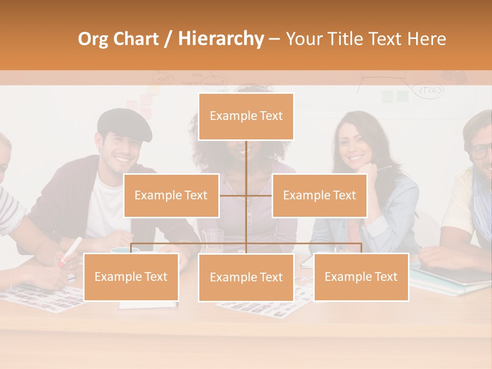 Style Coworkers Brainstorming PowerPoint Template
