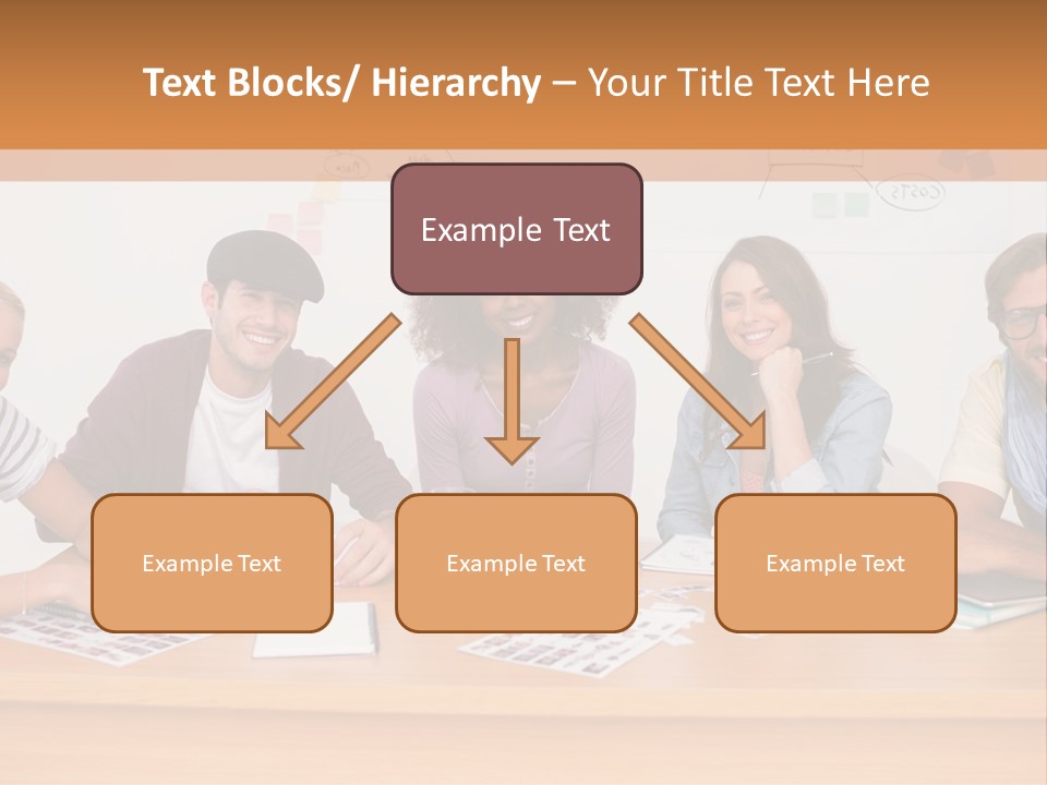 Style Coworkers Brainstorming PowerPoint Template