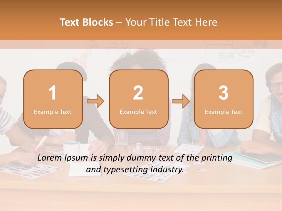 Style Coworkers Brainstorming PowerPoint Template