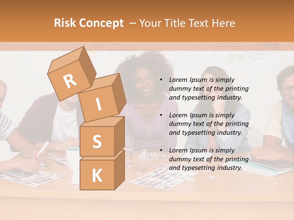 Style Coworkers Brainstorming PowerPoint Template