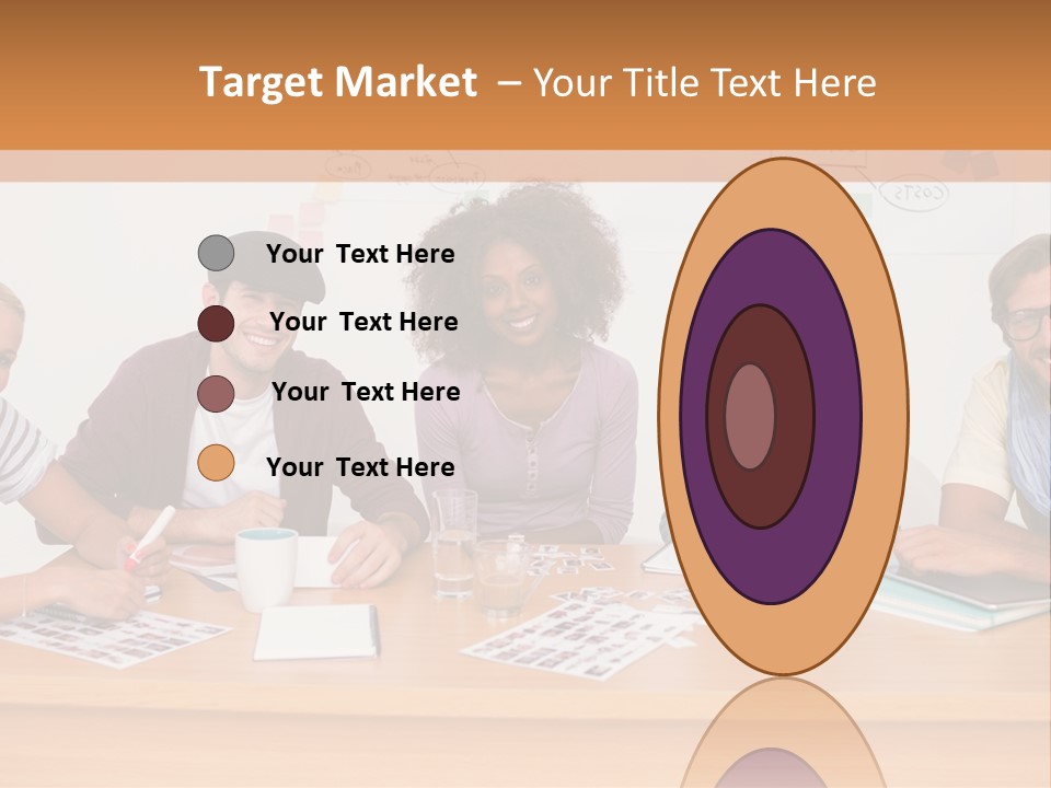 Style Coworkers Brainstorming PowerPoint Template