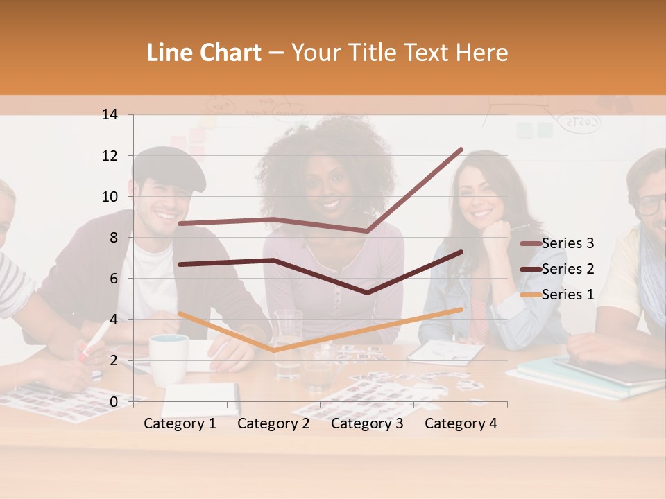 Style Coworkers Brainstorming PowerPoint Template