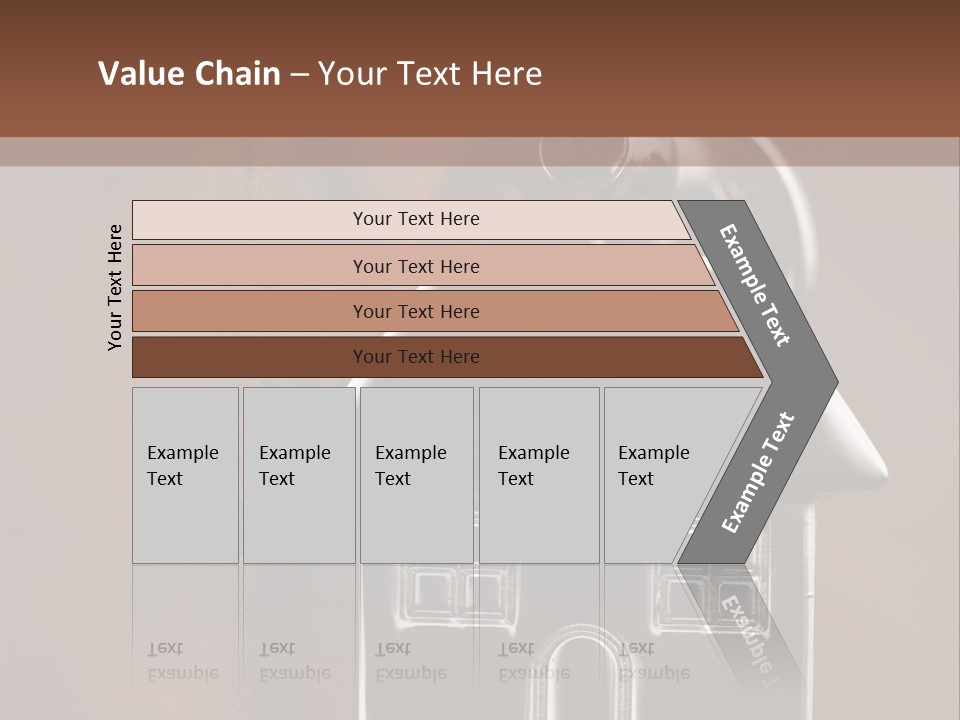 Buying A House House Key Brick PowerPoint Template