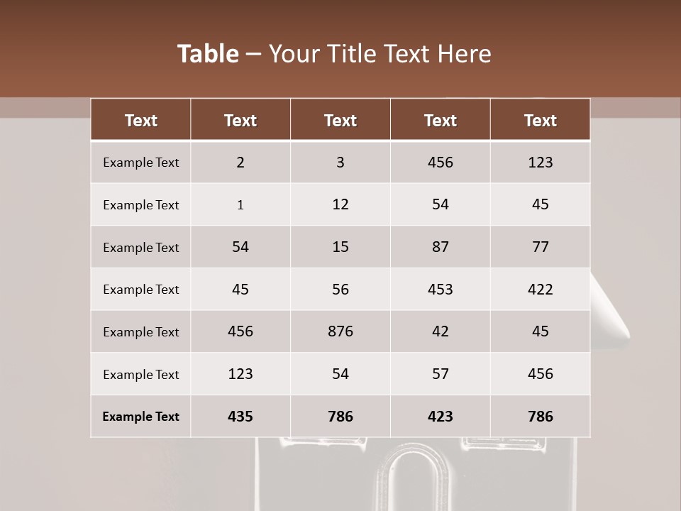 Buying A House House Key Brick PowerPoint Template