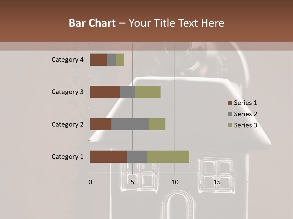 Buying A House House Key Brick PowerPoint Template