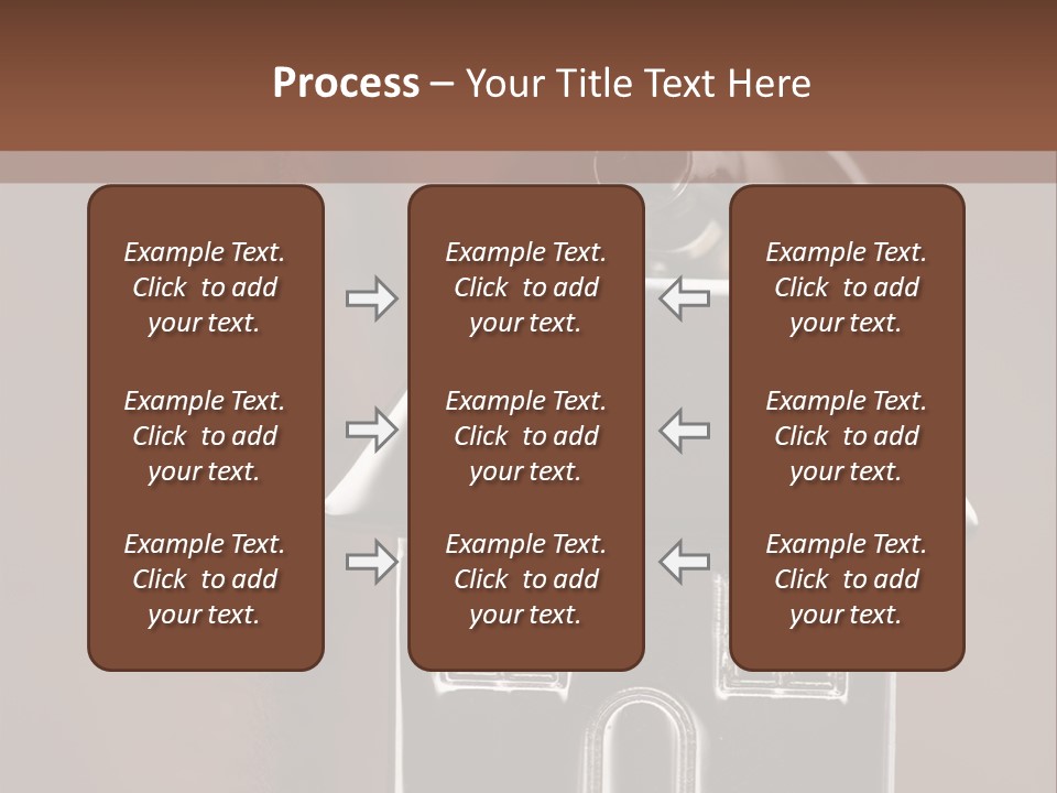Buying A House House Key Brick PowerPoint Template