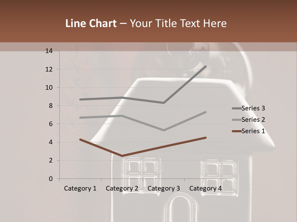 Buying A House House Key Brick PowerPoint Template