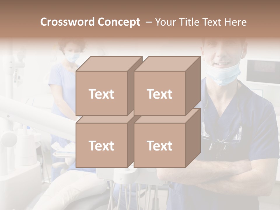 Caucasian Cleaning S Only PowerPoint Template