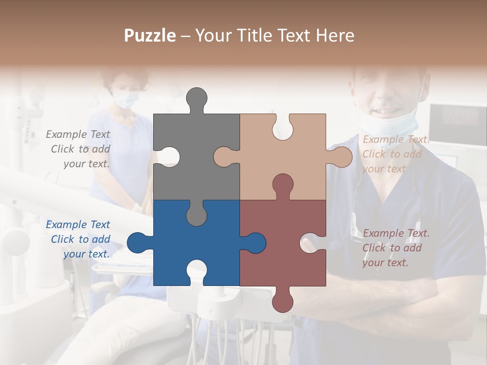 Caucasian Cleaning S Only PowerPoint Template