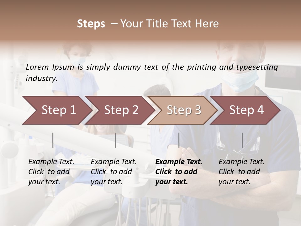 Caucasian Cleaning S Only PowerPoint Template