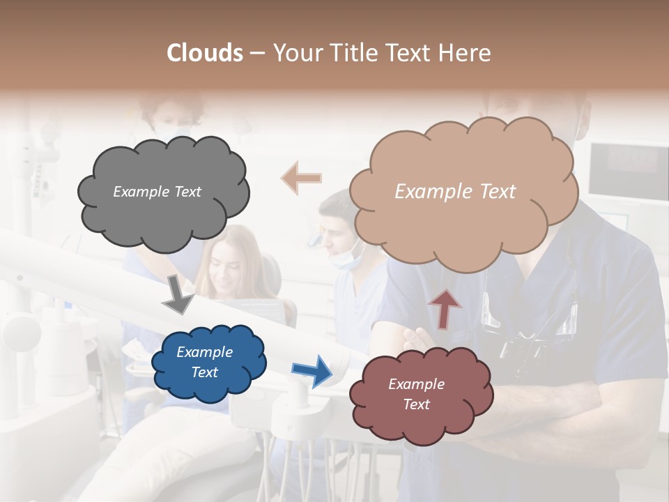Caucasian Cleaning S Only PowerPoint Template
