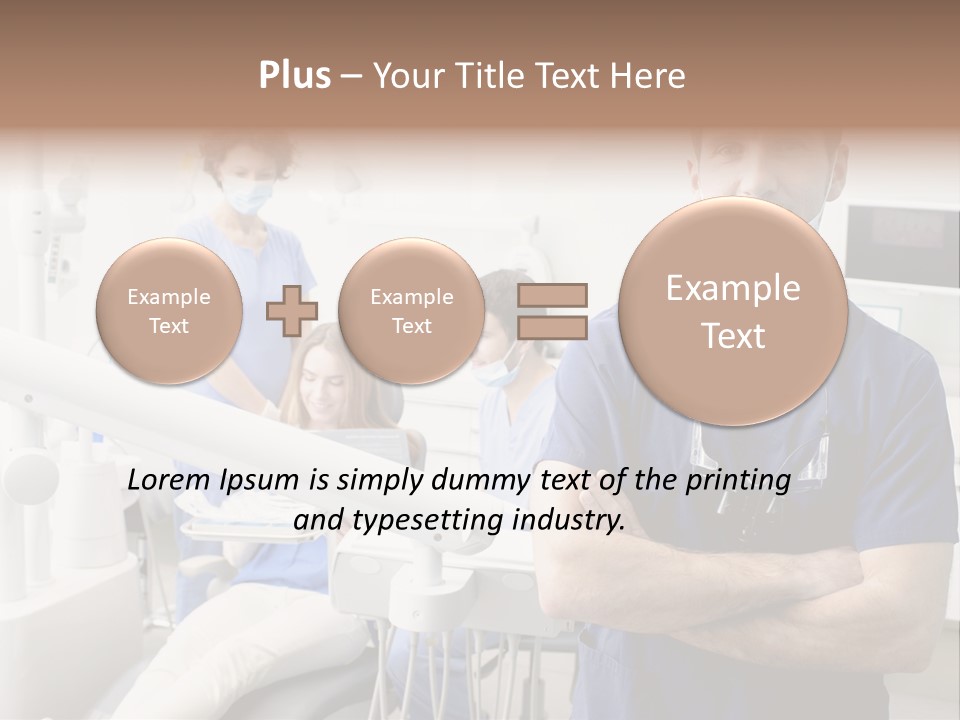 Caucasian Cleaning S Only PowerPoint Template