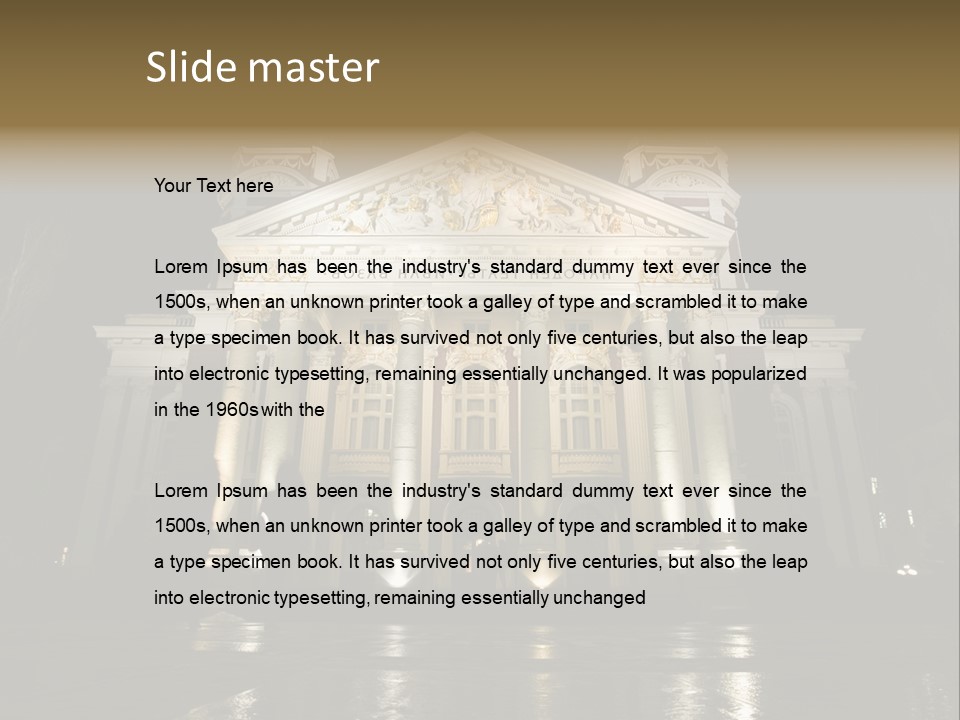 Construction Indigenous Culture Eastern Europe PowerPoint Template