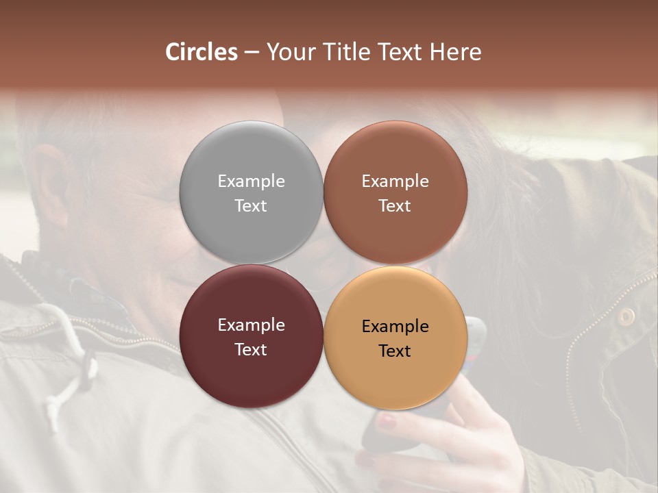 Telephone Street Happiness PowerPoint Template