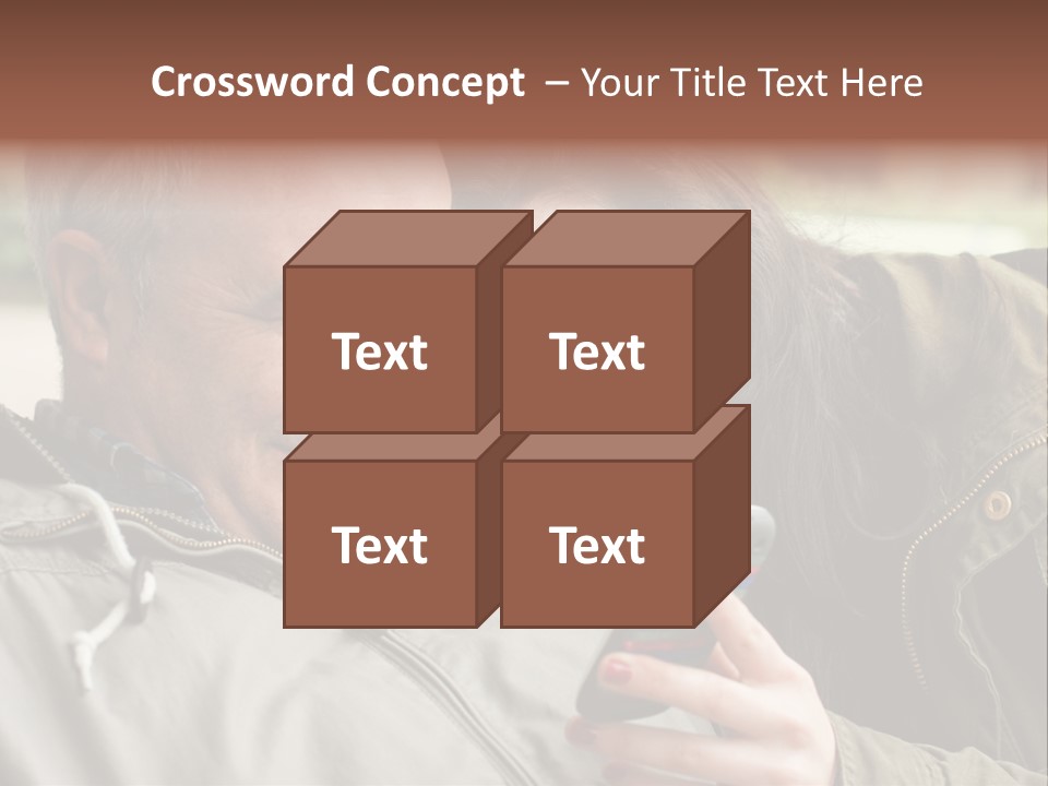 Telephone Street Happiness PowerPoint Template