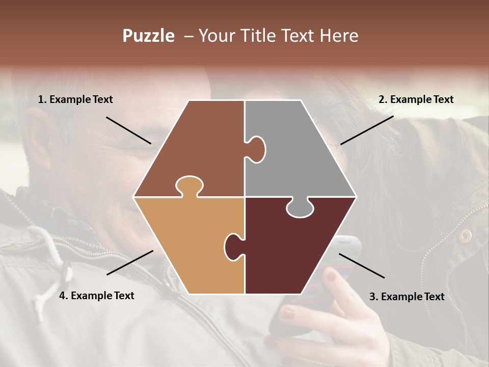 Telephone Street Happiness PowerPoint Template