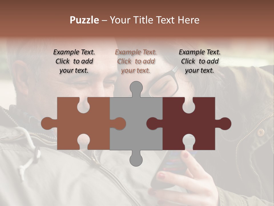 Telephone Street Happiness PowerPoint Template