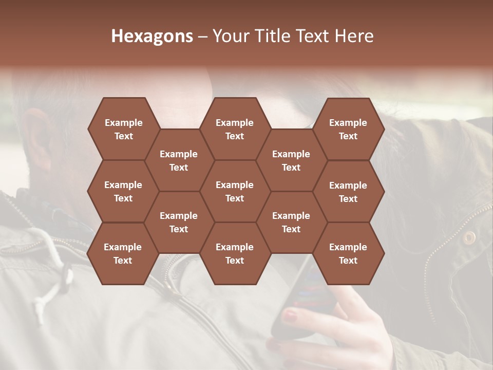 Telephone Street Happiness PowerPoint Template