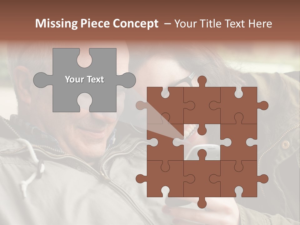Telephone Street Happiness PowerPoint Template