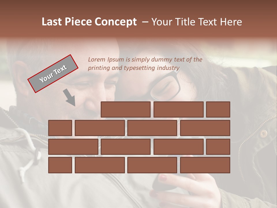 Telephone Street Happiness PowerPoint Template