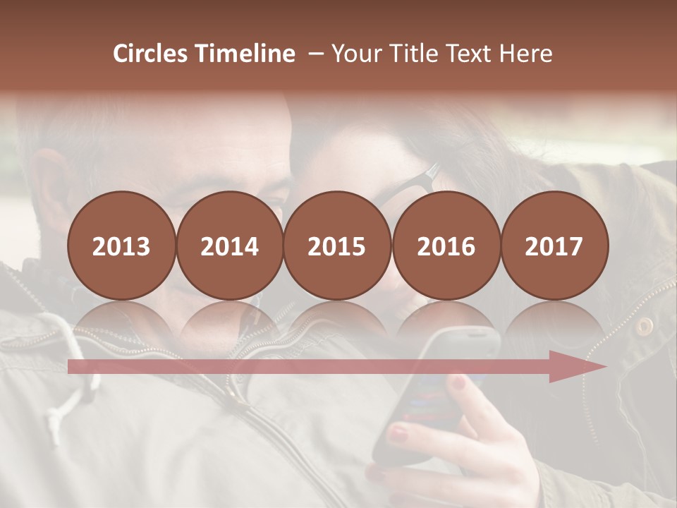 Telephone Street Happiness PowerPoint Template