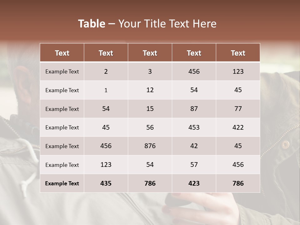 Telephone Street Happiness PowerPoint Template