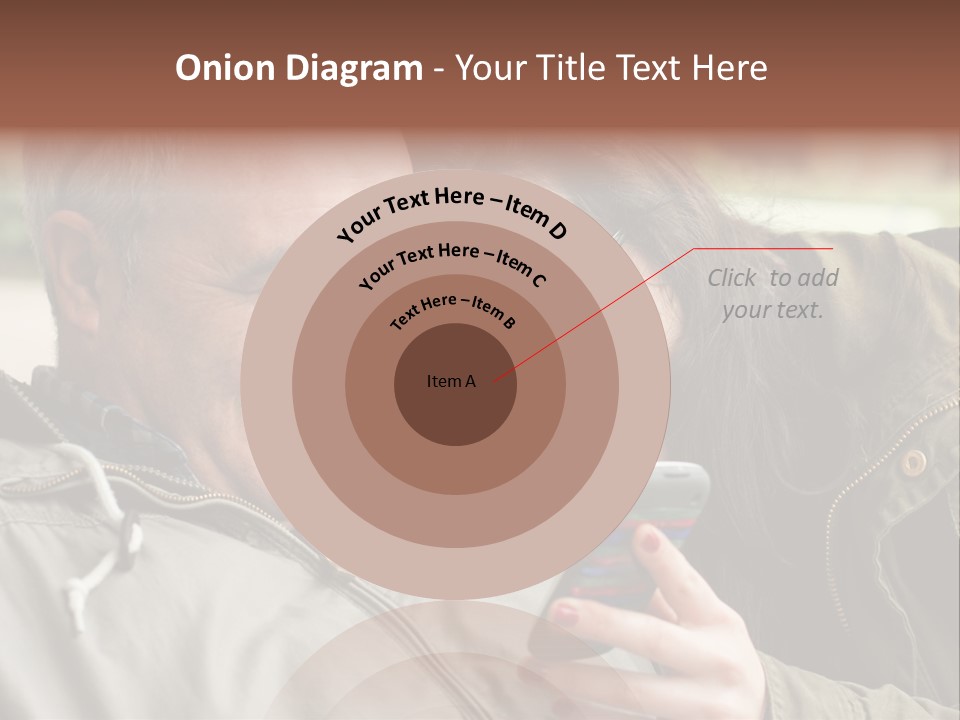 Telephone Street Happiness PowerPoint Template