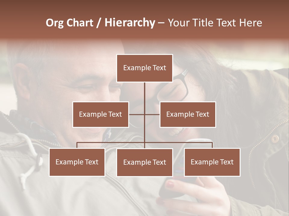 Telephone Street Happiness PowerPoint Template