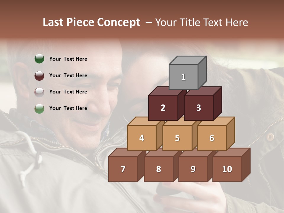 Telephone Street Happiness PowerPoint Template