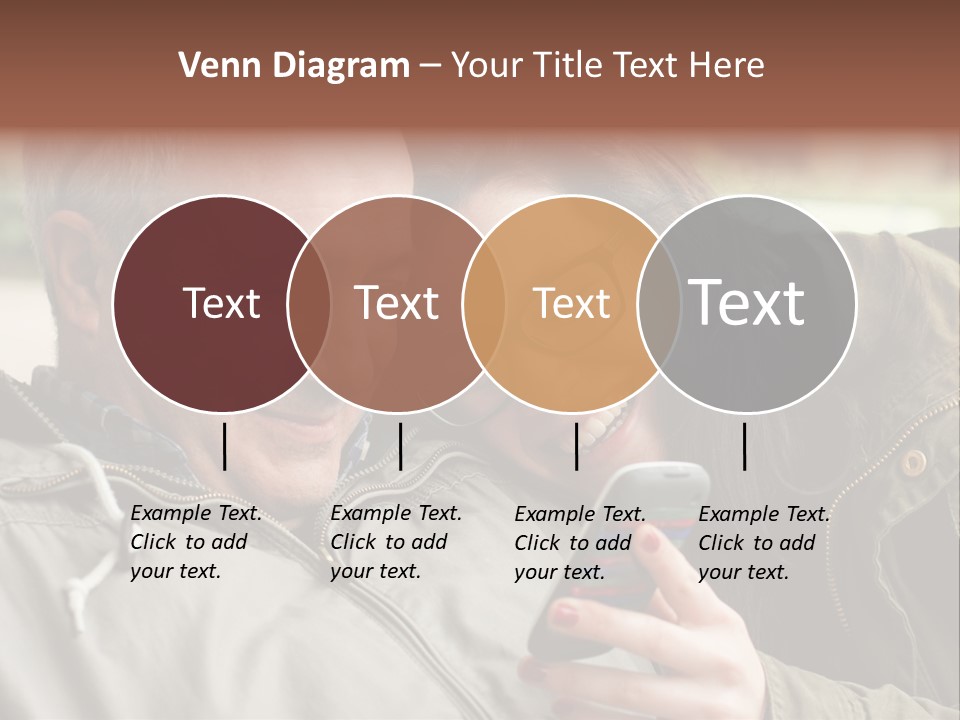 Telephone Street Happiness PowerPoint Template