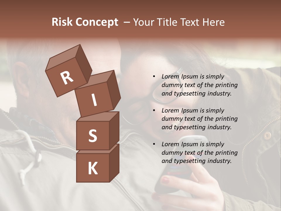 Telephone Street Happiness PowerPoint Template