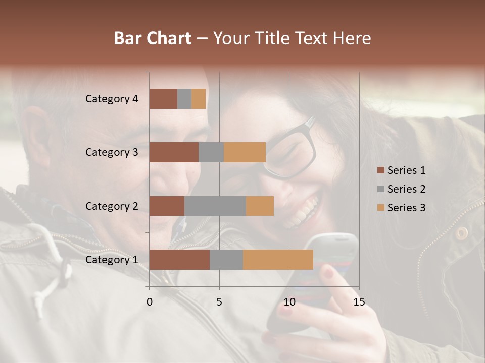 Telephone Street Happiness PowerPoint Template