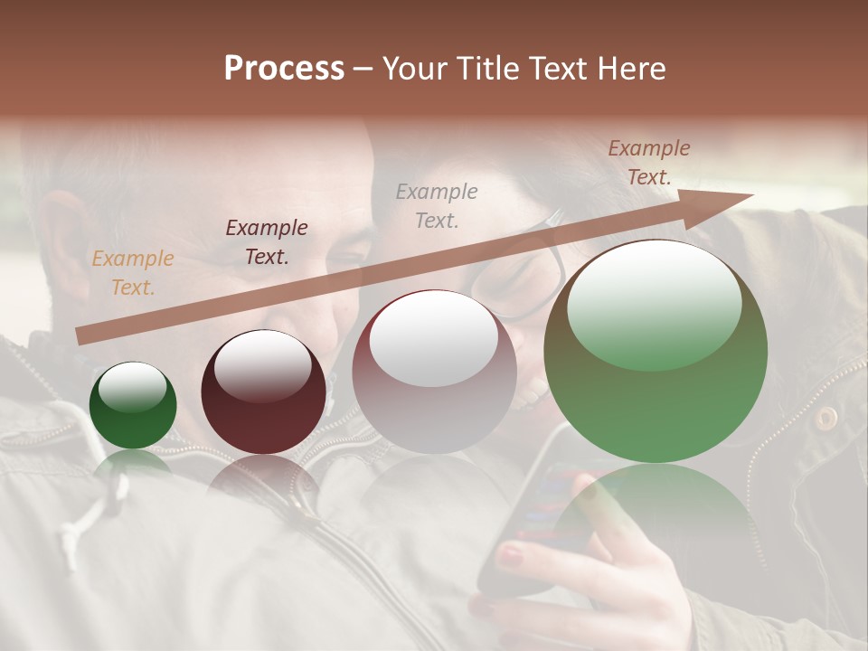 Telephone Street Happiness PowerPoint Template