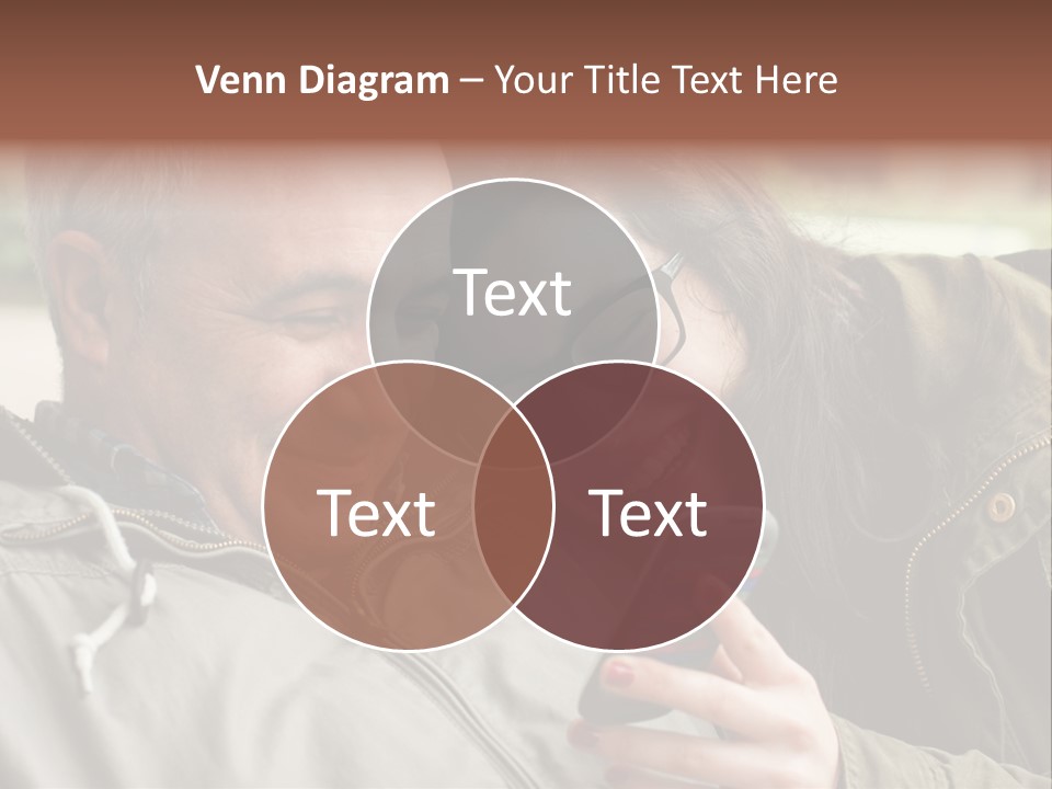 Telephone Street Happiness PowerPoint Template