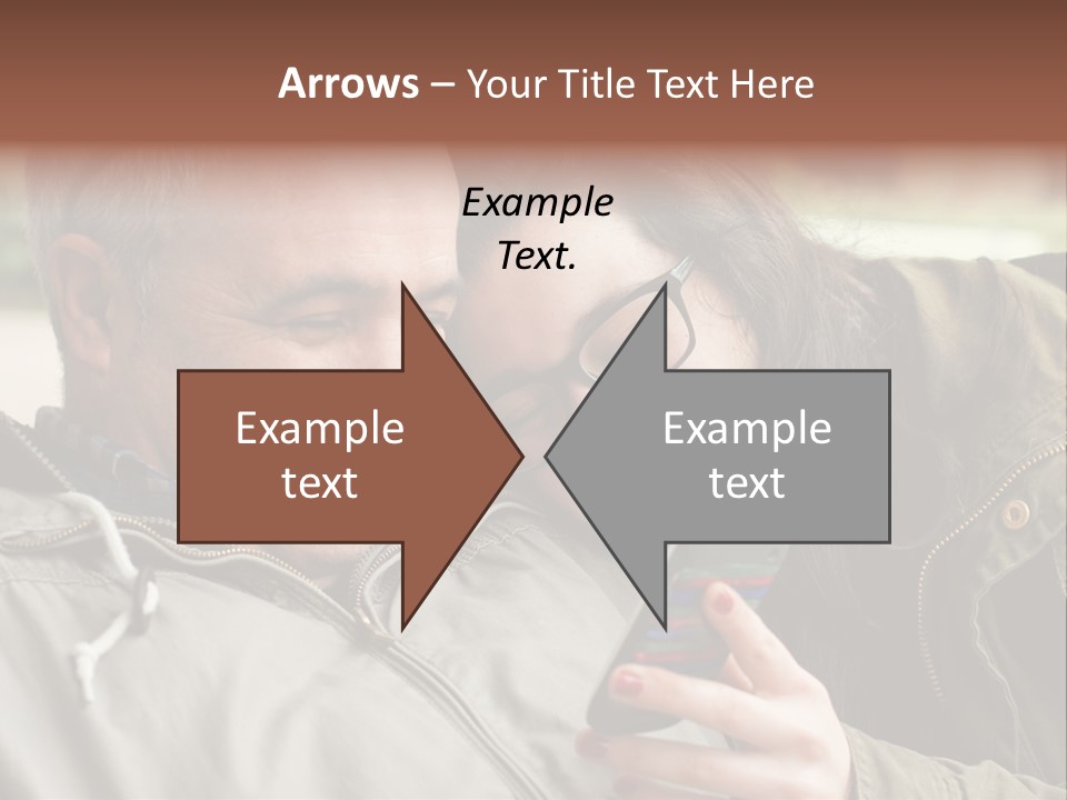 Telephone Street Happiness PowerPoint Template