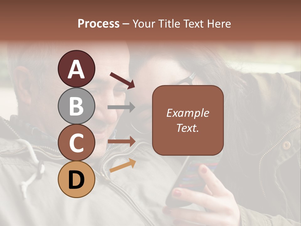 Telephone Street Happiness PowerPoint Template