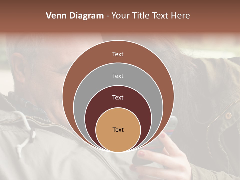 Telephone Street Happiness PowerPoint Template