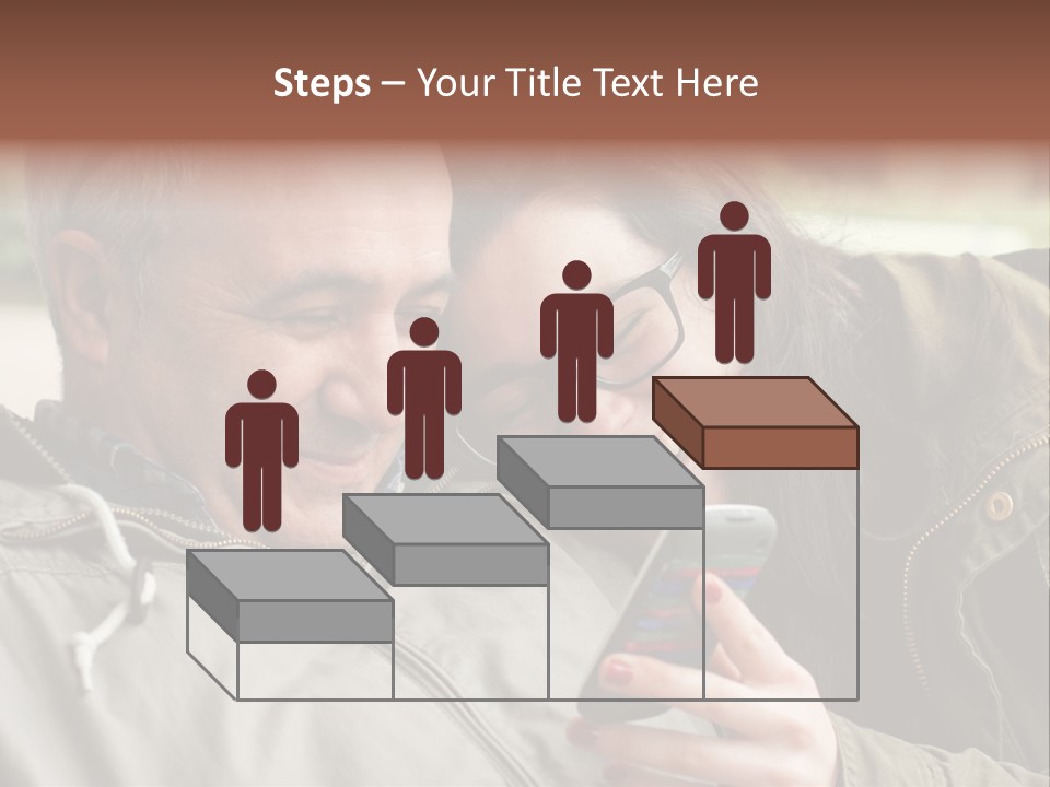 Telephone Street Happiness PowerPoint Template