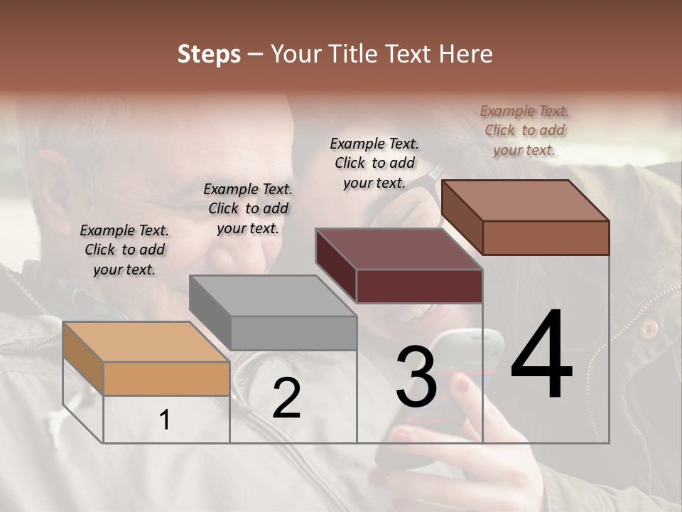 Telephone Street Happiness PowerPoint Template