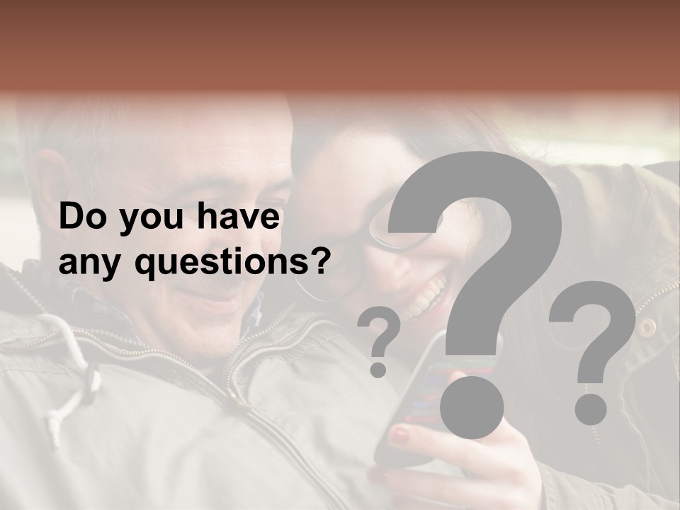 Telephone Street Happiness PowerPoint Template