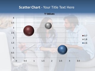 Break Through Listening Sofa PowerPoint Template