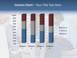 Break Through Listening Sofa PowerPoint Template