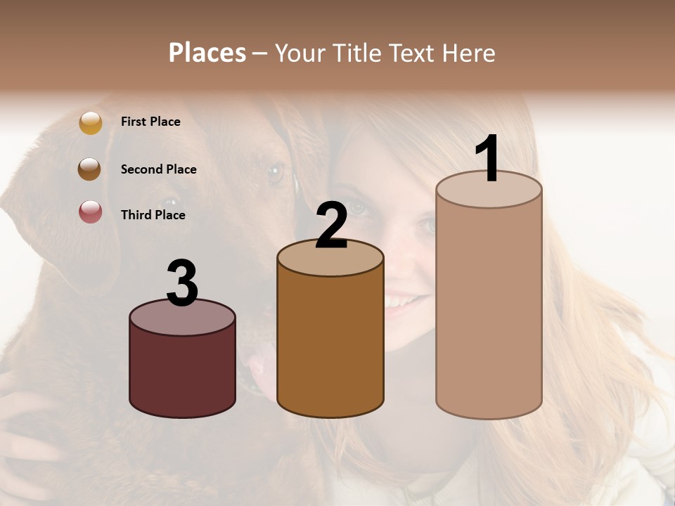 Young White Smiling PowerPoint Template