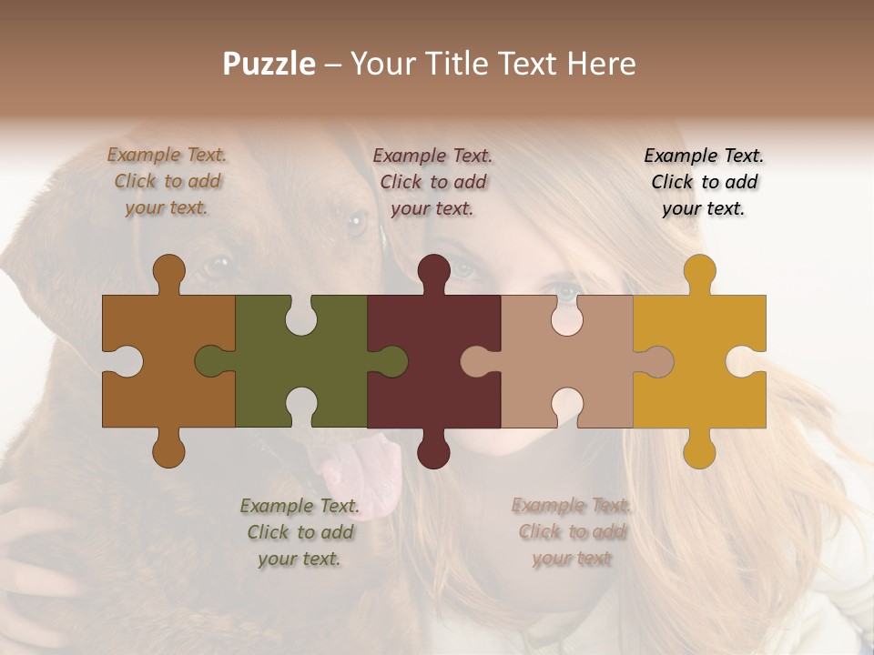 Young White Smiling PowerPoint Template