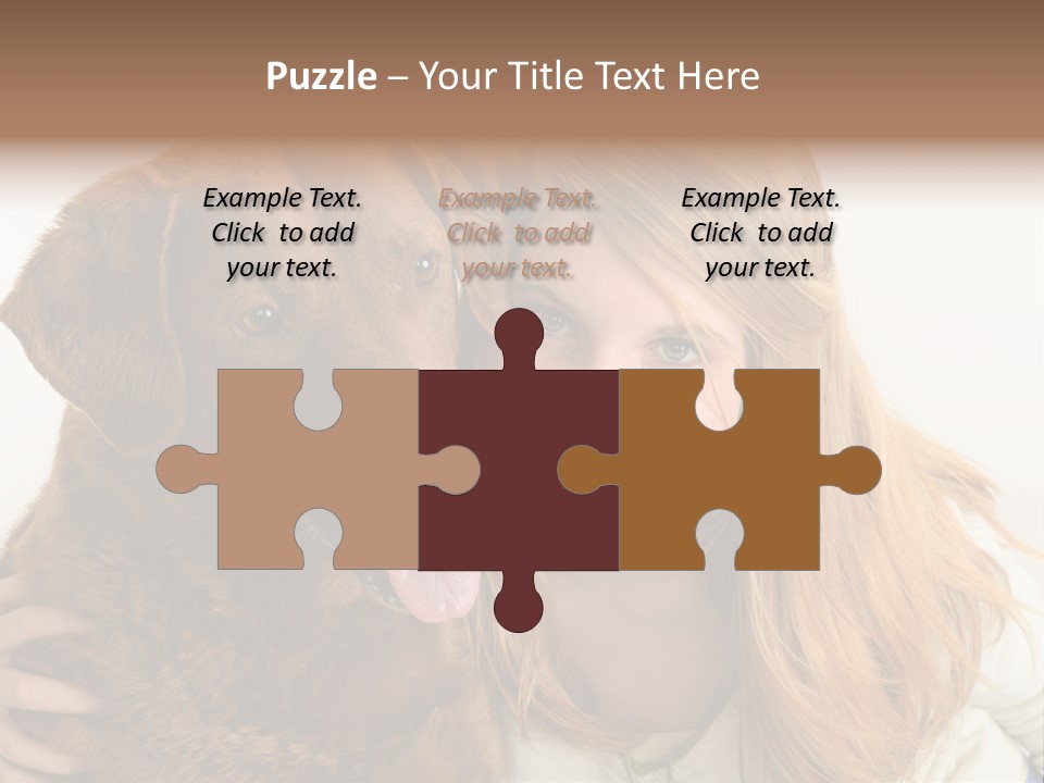 Young White Smiling PowerPoint Template