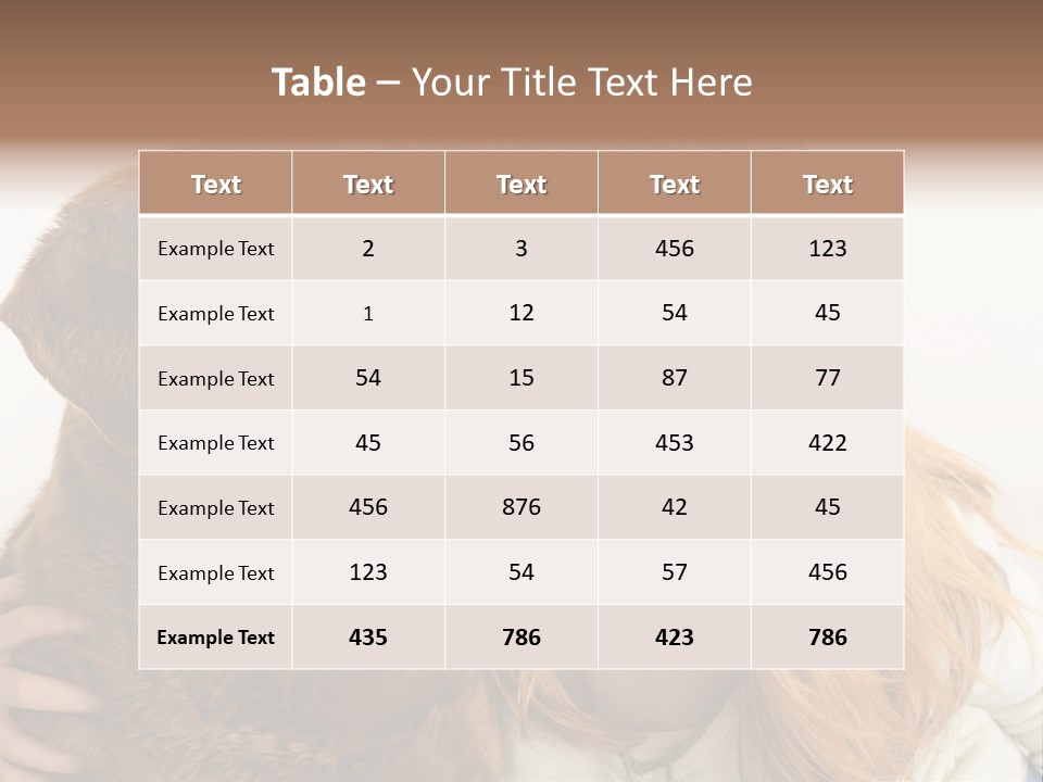 Young White Smiling PowerPoint Template