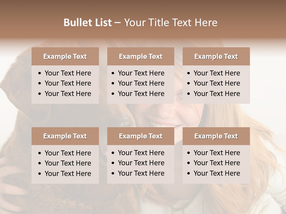 Young White Smiling PowerPoint Template